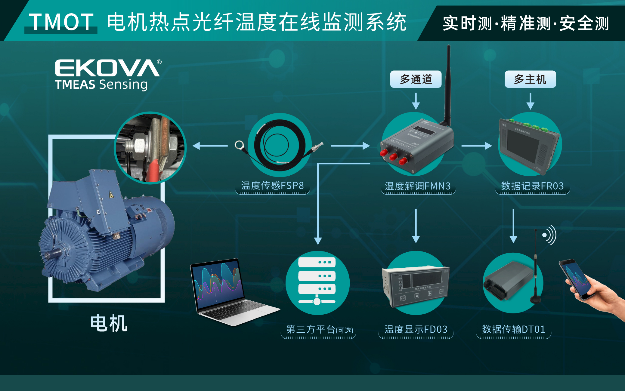 电机热点光纤温度在线监测系统（TMOT）